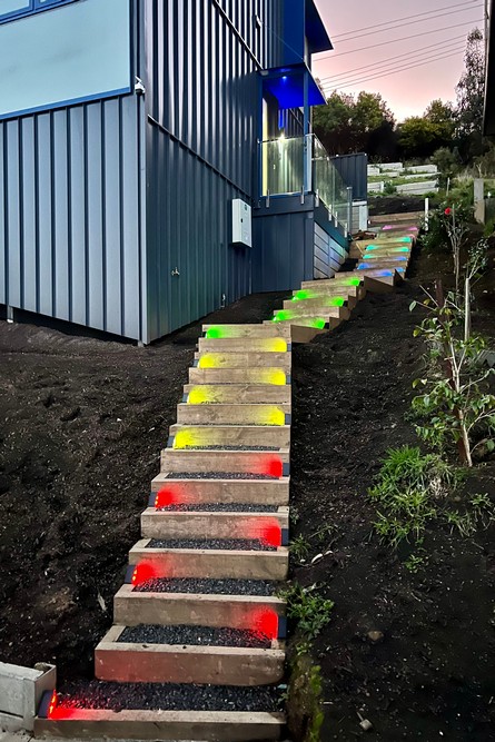 The rainbow staircase