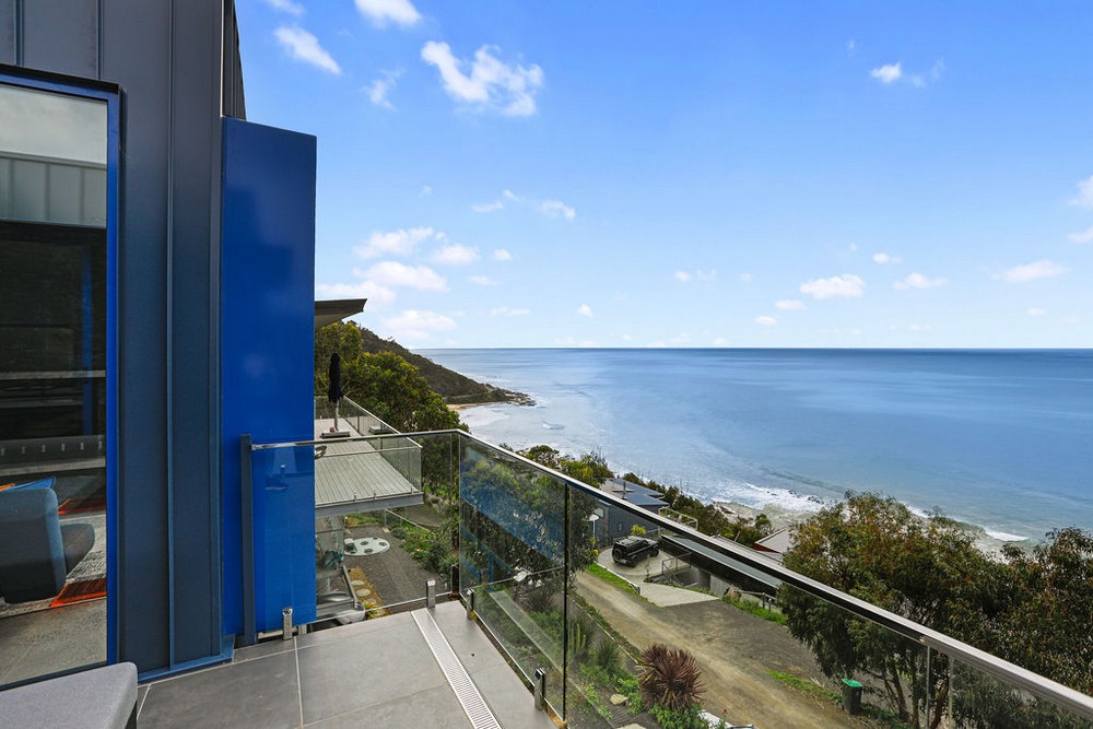 Balcony along the coastline